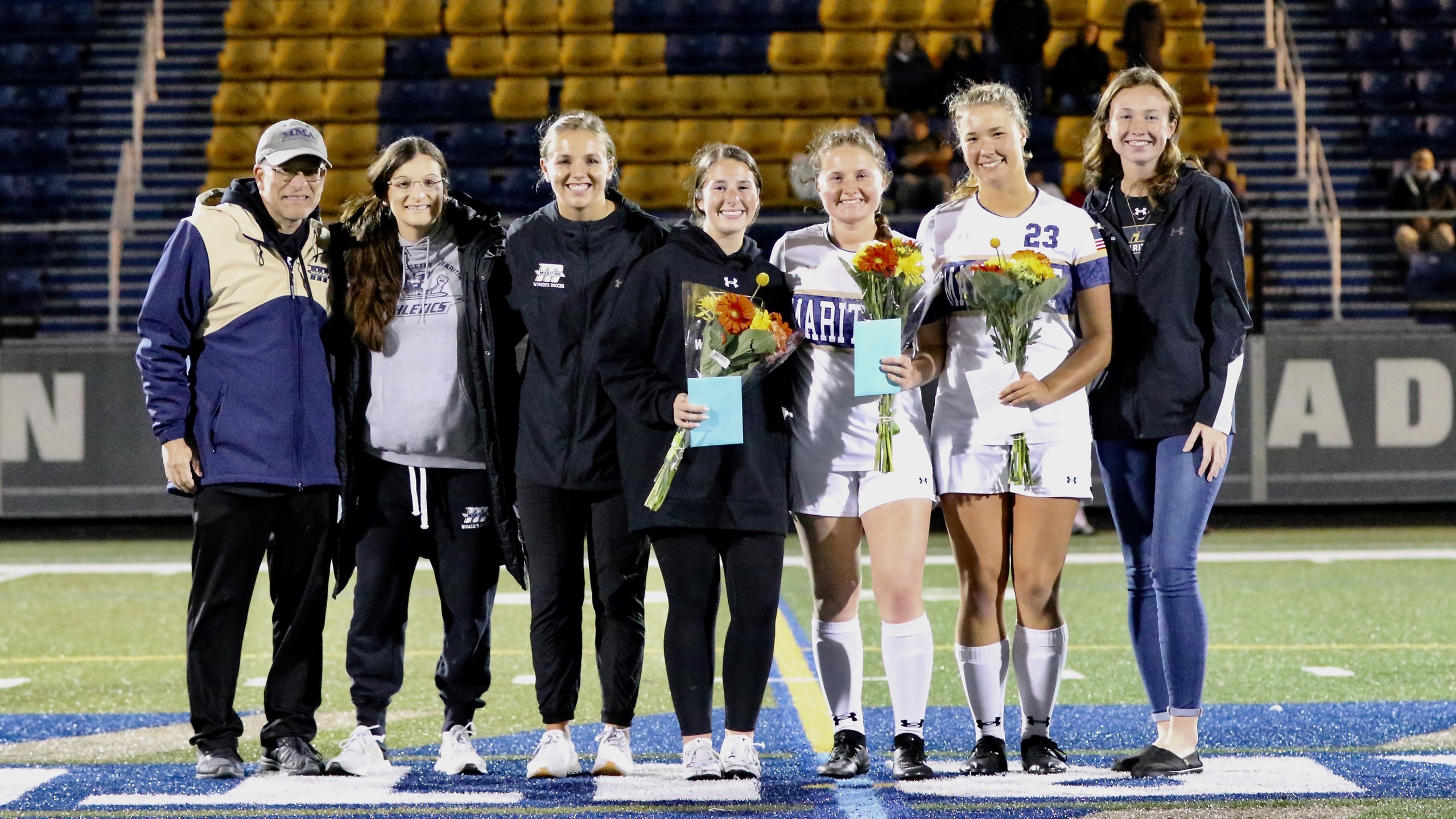 Bucs Draw With Falcons on Senior Night