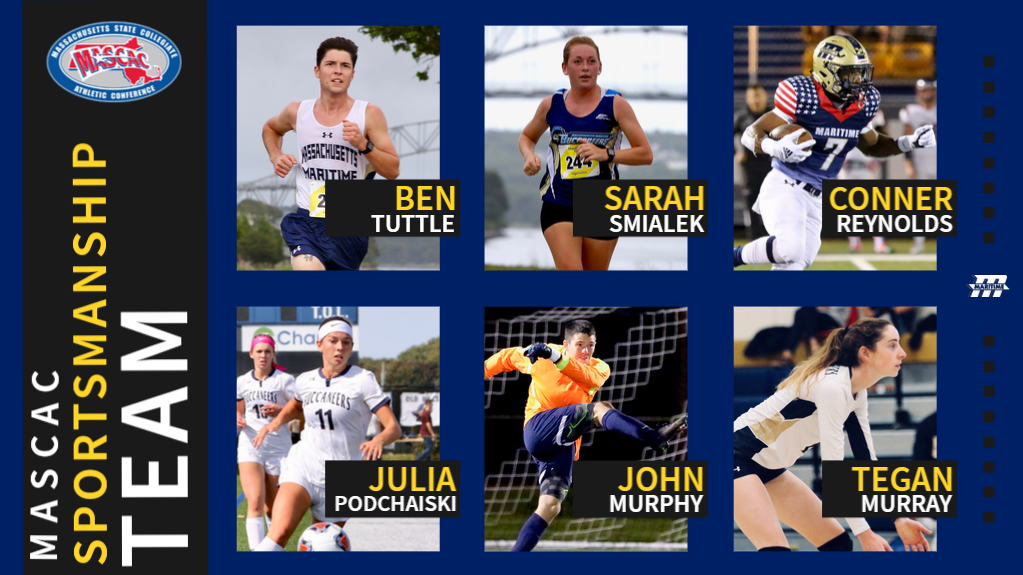 Six Buccaneers Selected to MASCAC Fall Sportsmanship Team