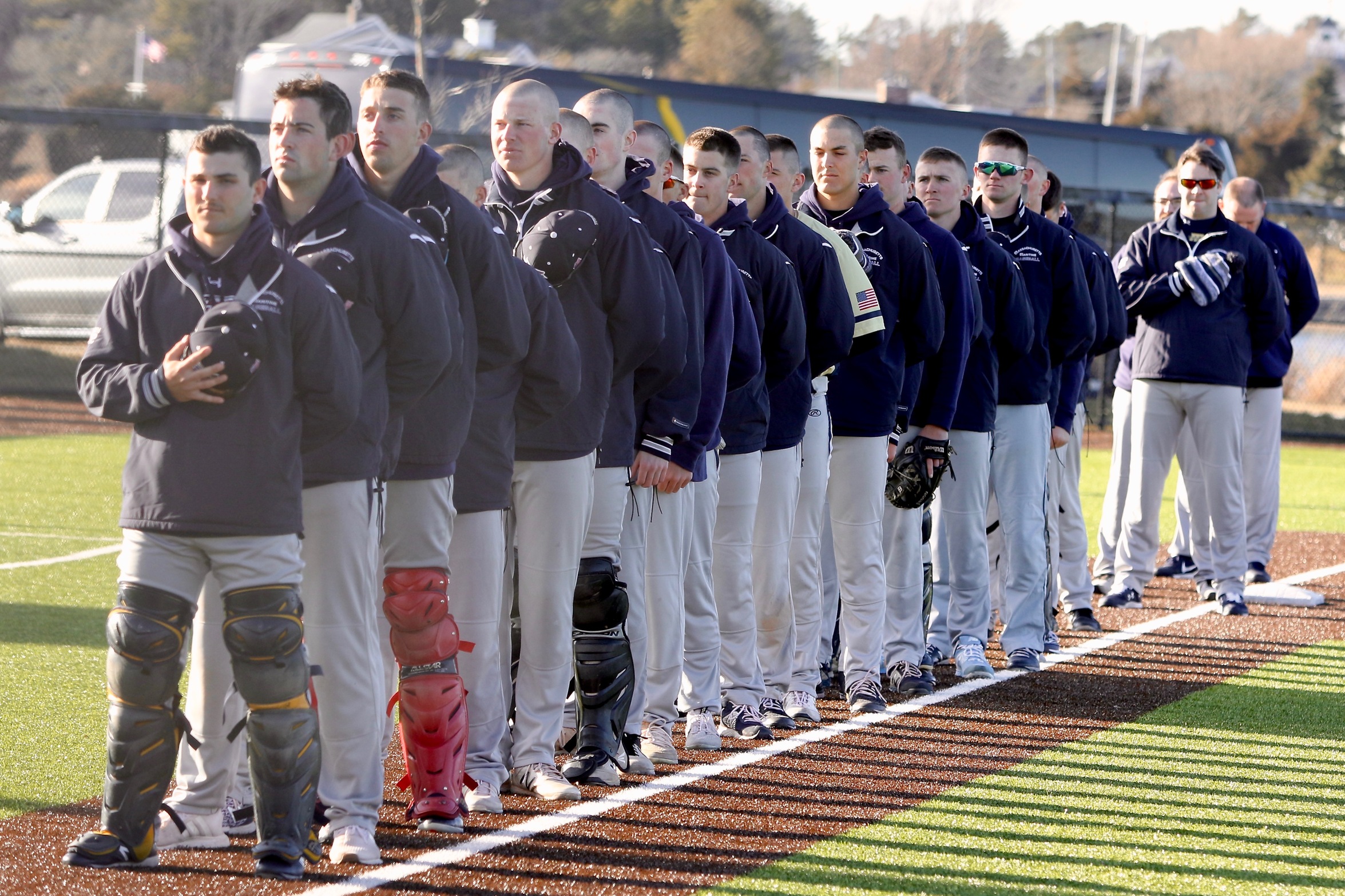Baseball Inched out by Bears on the Road