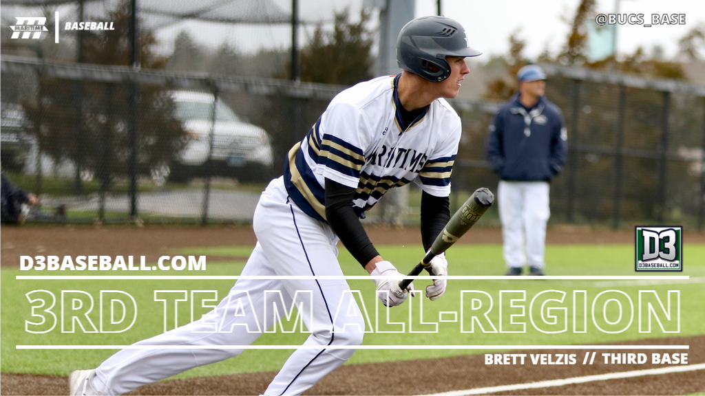 Velzis Earns D3Baseball.com All-Region Honors