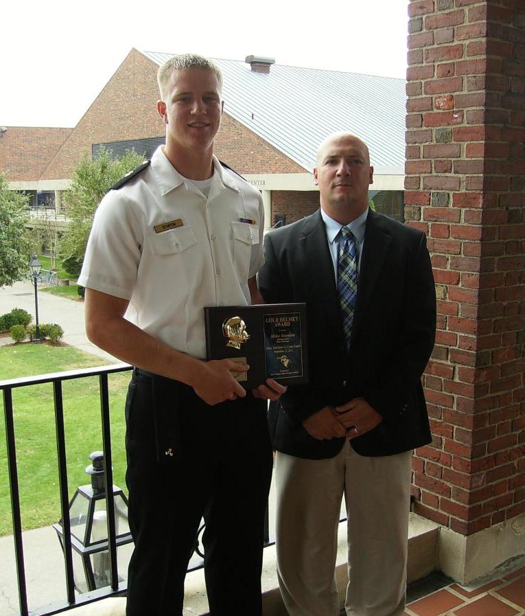 Stanton Named As Recipient Of New England Football Writers' Division II/III Gold Helmet Award