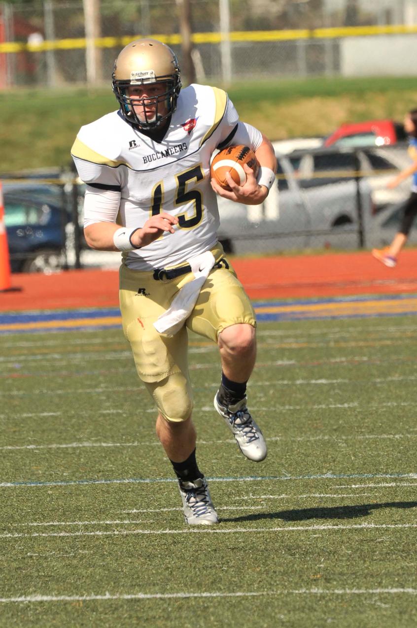 Stanton Amasses 260 Yards And Accounts For Five Scores As Football Posts Wild 46-44 MASCAC Victory Over Plymouth State