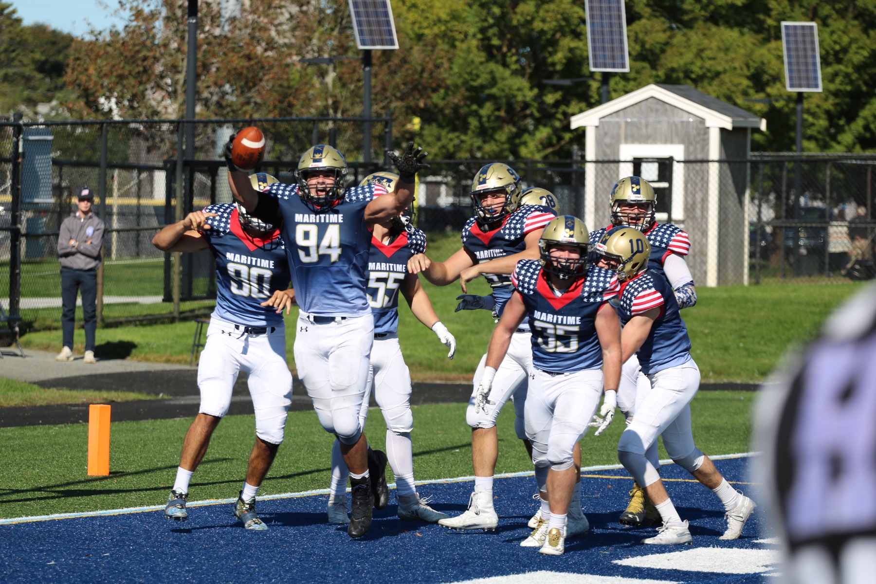 Buc Defense Tallies 11 Sacks in Win over Lancers