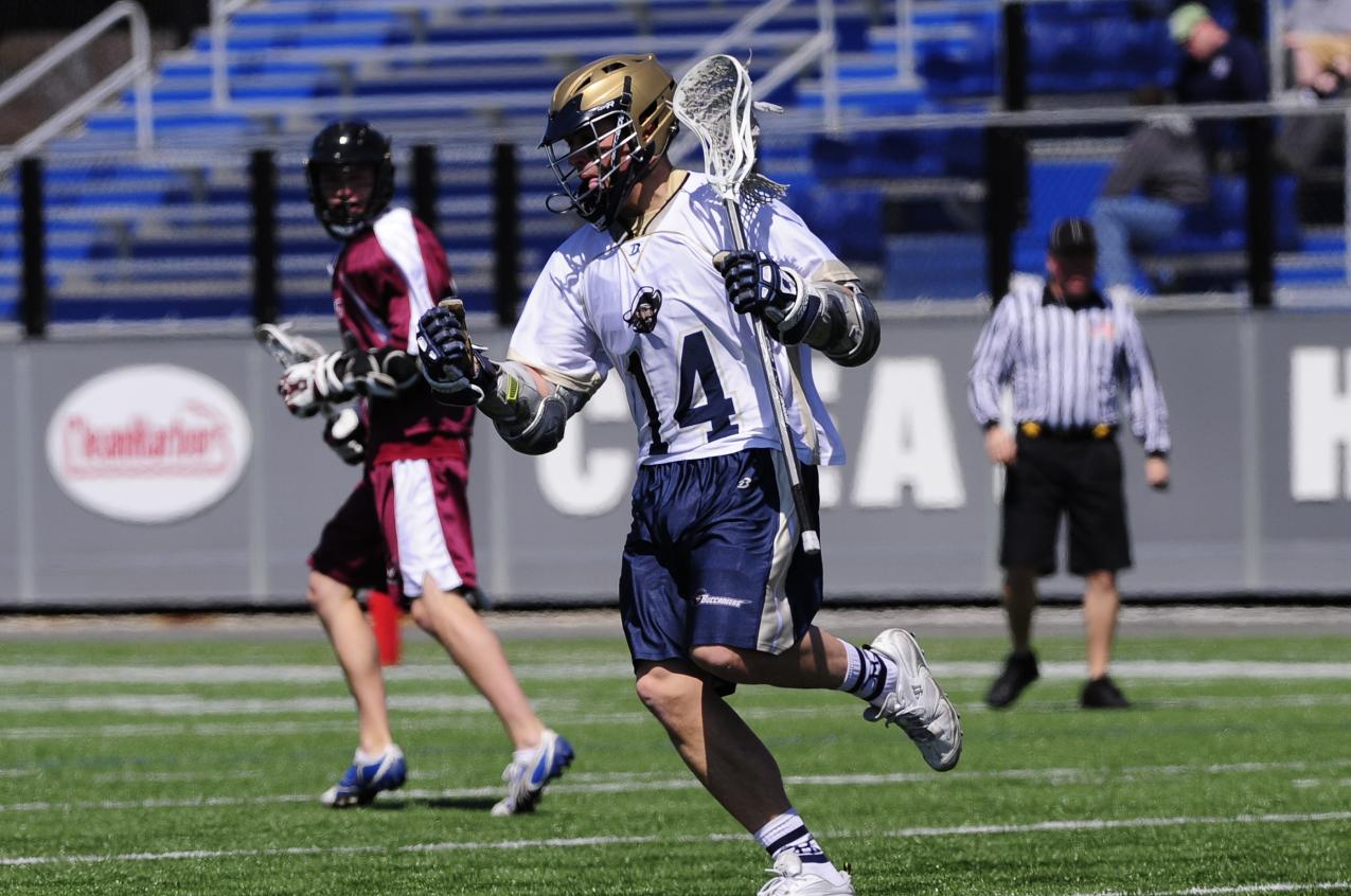 Nichols Nets Pair Of Goals And Three Assists, Murphy Makes 12 Saves As Men's Lacrosse Drops Tough 8-7 Pilgrim League Decision To MIT