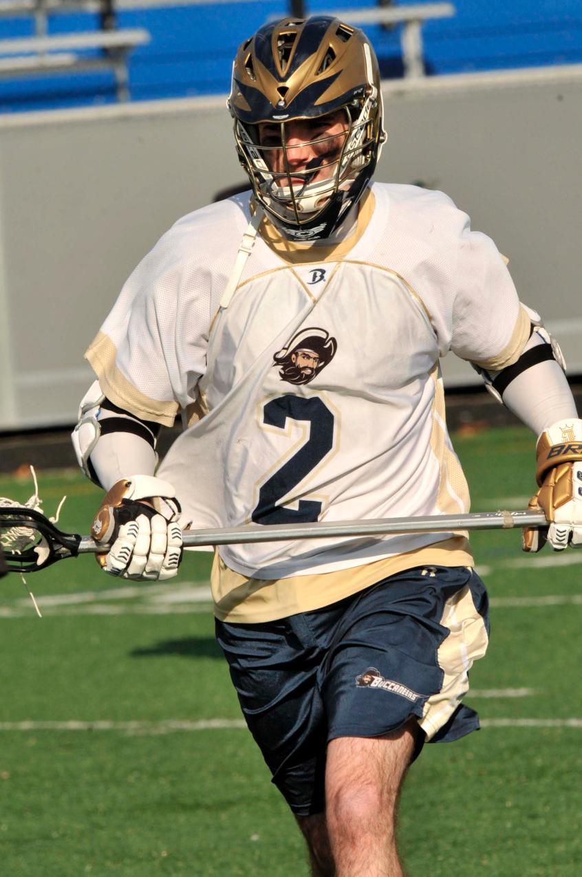 Freudenberg Nets Hat Trick And Four Points As Men's Lacrosse Drops 15-5 Pilgrim League Decision At Wheaton