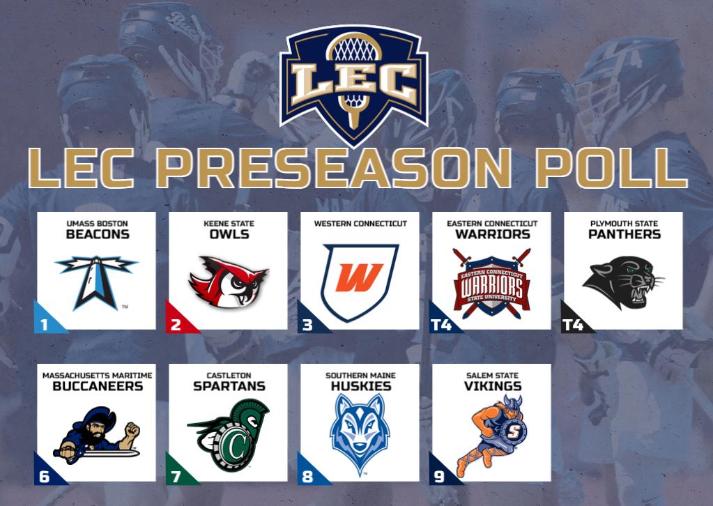Men's Lax  6th in LEC Preseason Poll