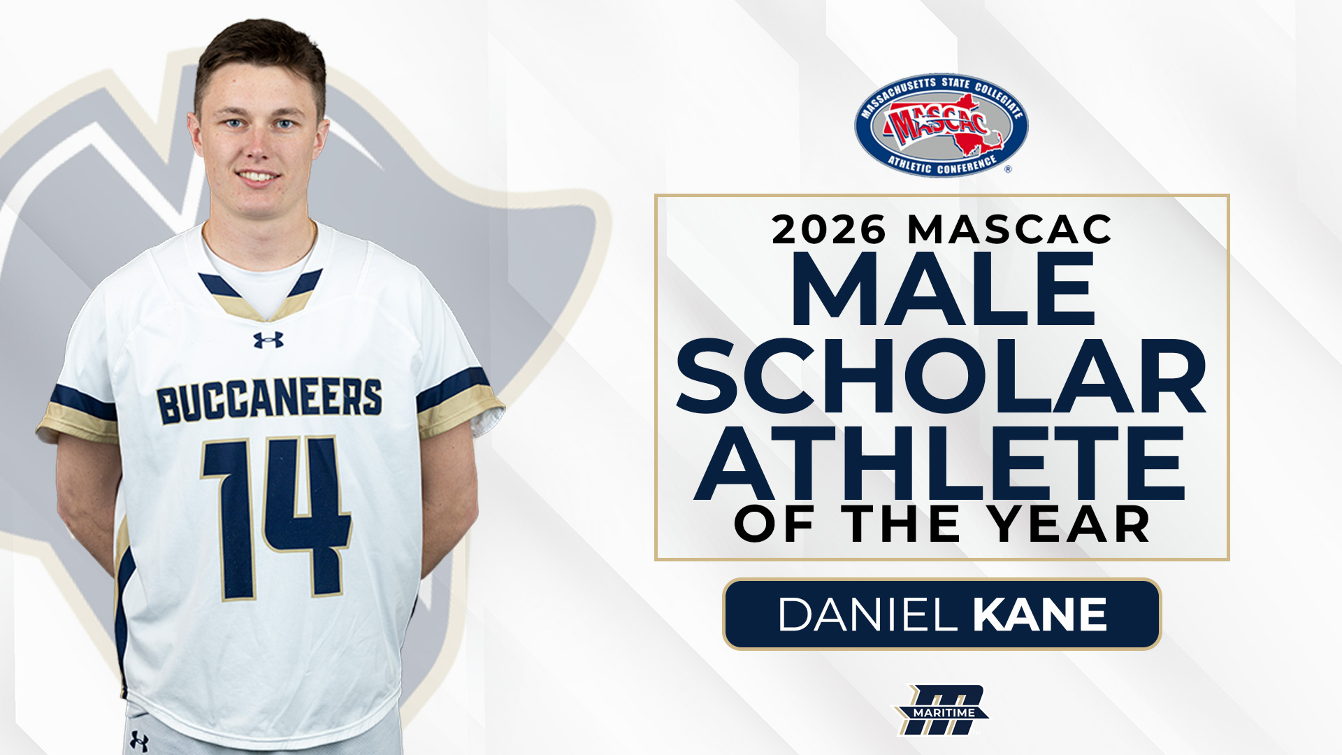 Kane Named MASCAC Male Scholar-Athlete of the Year