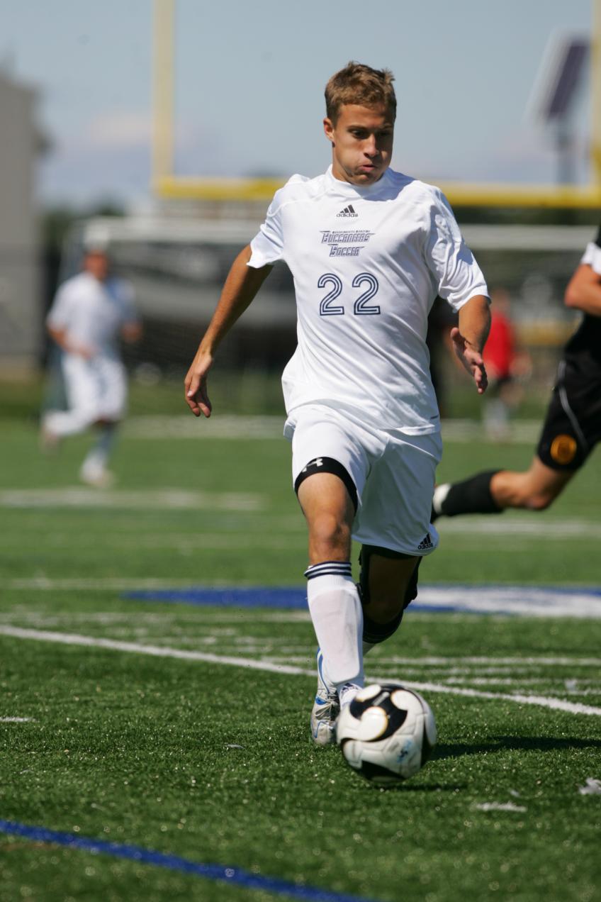 McCarthy's Goal Late In Second Overtime Lifts Men's Soccer To Rain Soaked 4-3 Non-League Victory Over UMass Boston