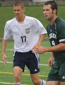 Fischer, Young Each Net Goals As Men's Soccer Drops 6-2 Non-League Decision To UMass Dartmouth
