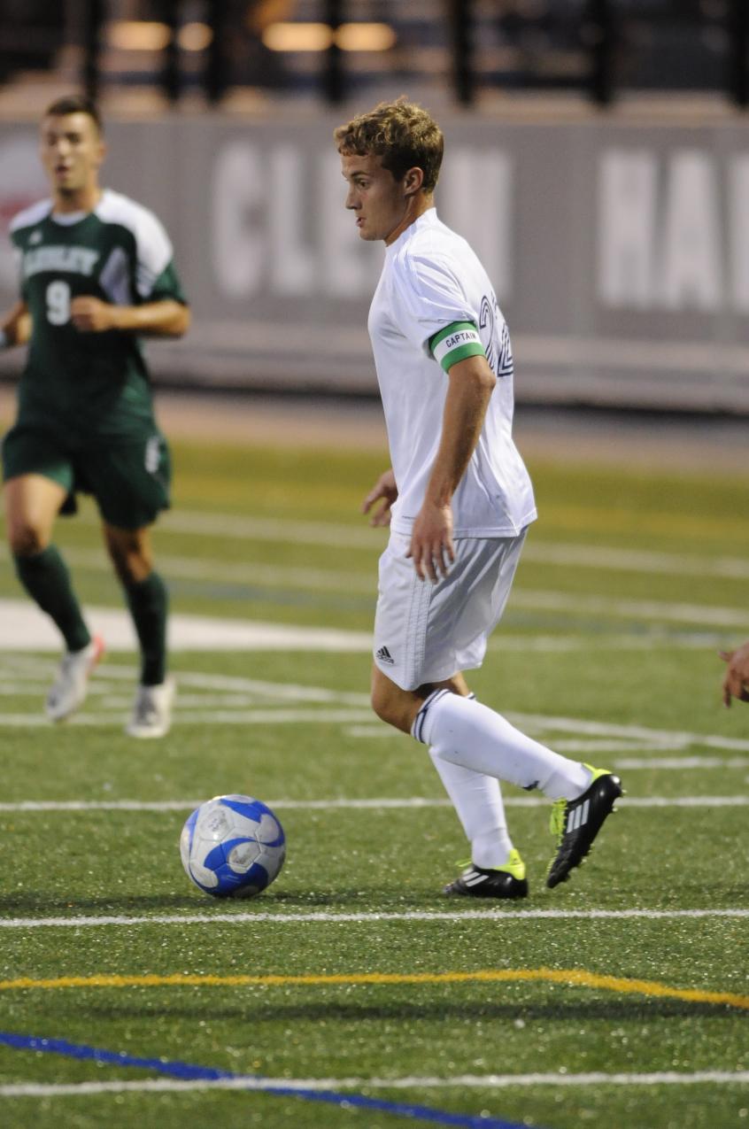McCarthy Nets Second Goal, Young Makes Pair Of Saves As Men's Soccer Drops 3-1 Non-League Decision At UMass Boston