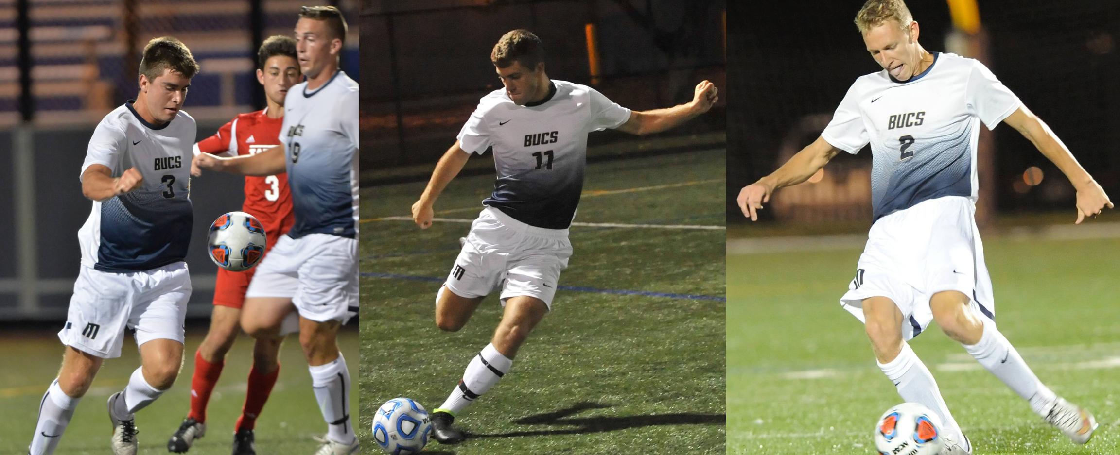 Matoian, McCarthy & McDonough Named As 2016 Men's Soccer Tri-Captains
