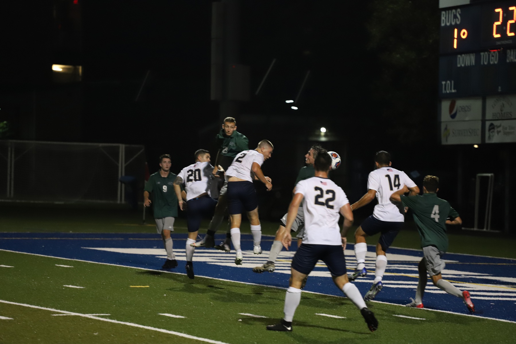Bucs and Bison Draw by the Bay