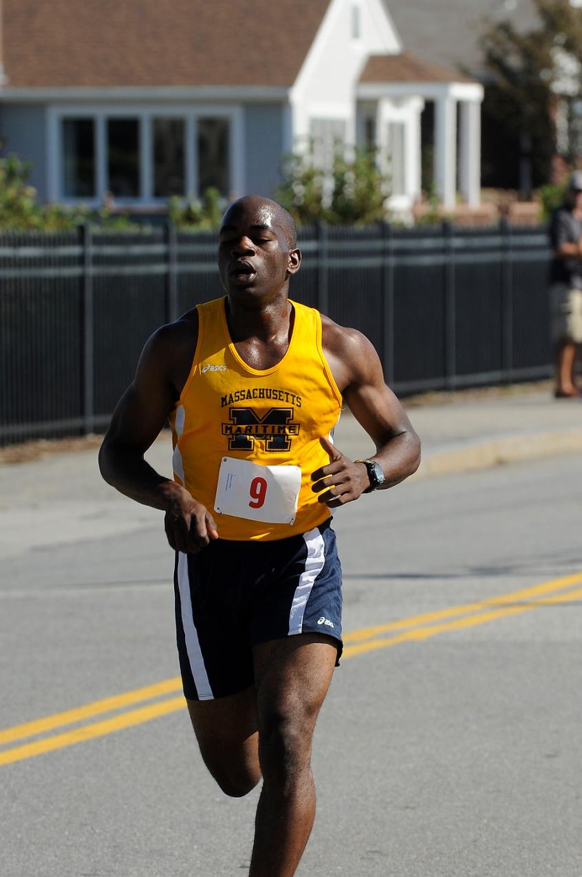 Boston Globe:  "Now A Proud Citizen, Mbengam On Course At Massachusetts Maritime"