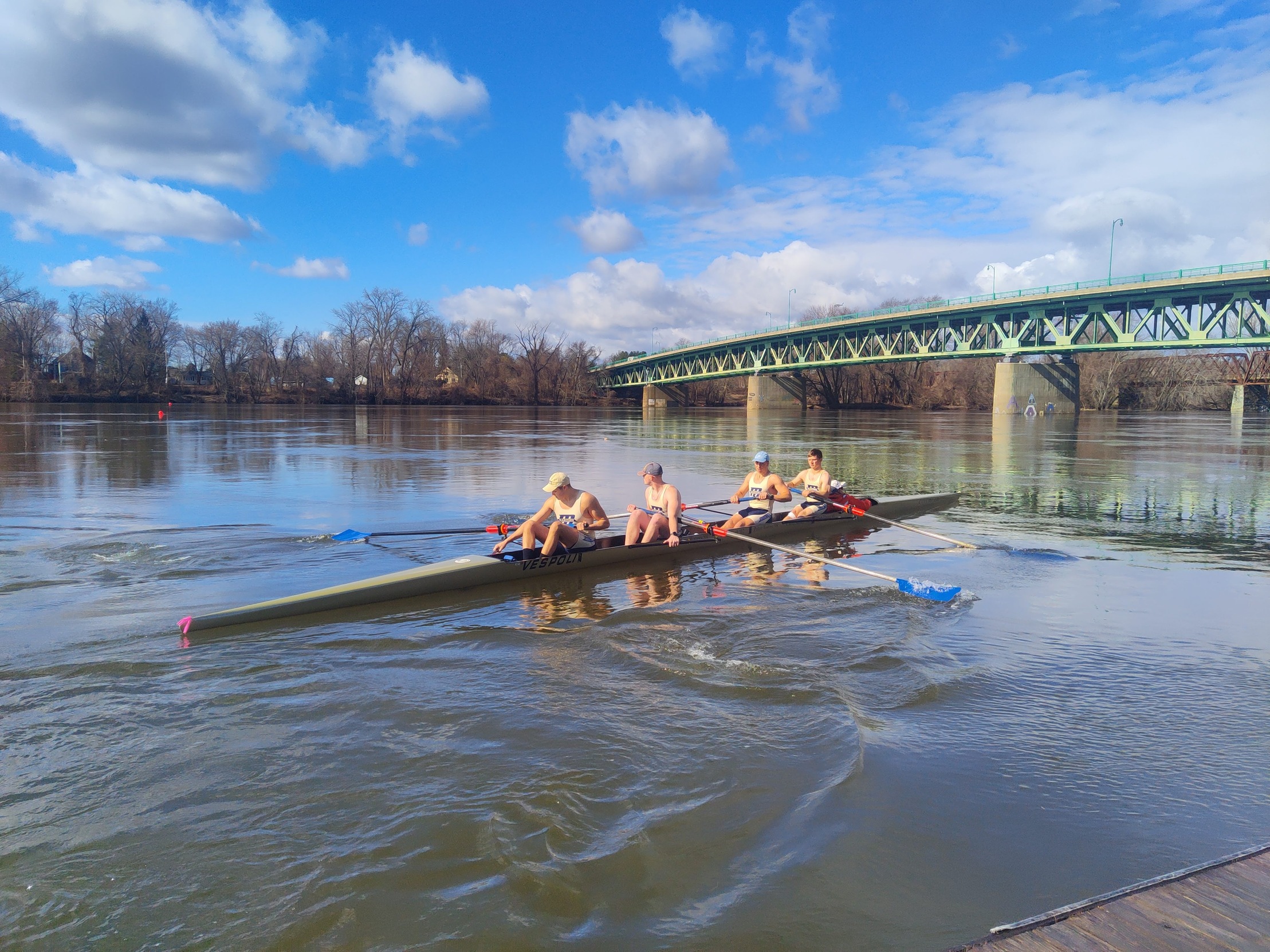 Men's Rowing: Buccaneers Finish Third at Merrimack Scrimmage