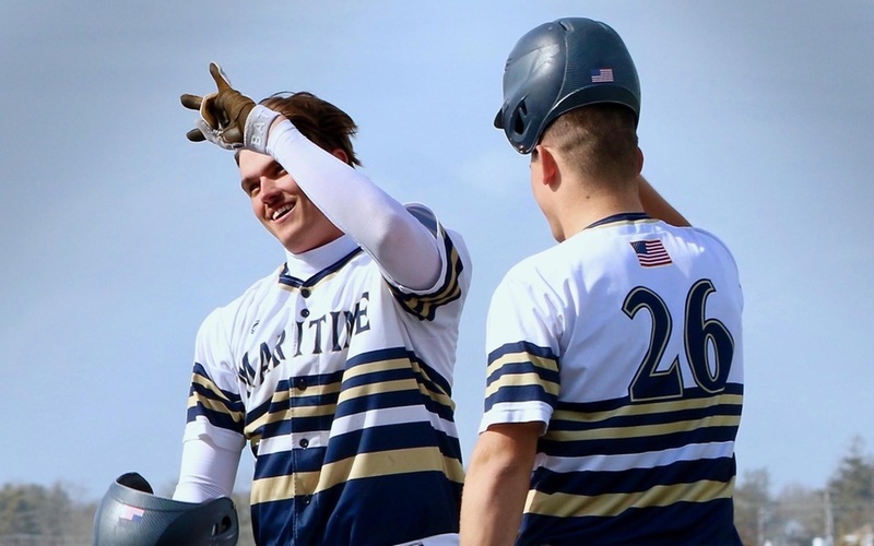 Baseball Sweeps MCLA in Conference Doubleheader