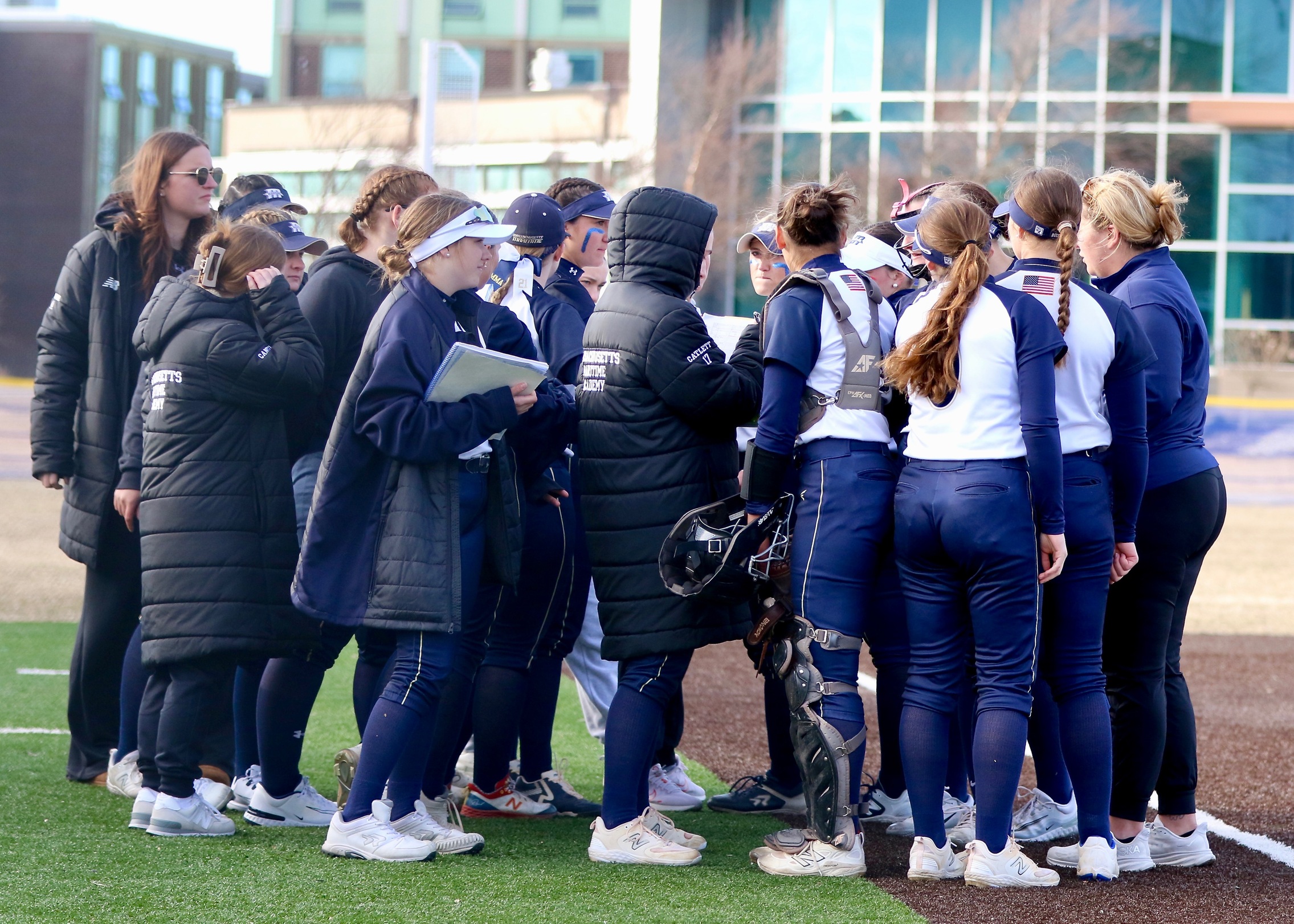 Buccaneers Swept by Trailblazers in Road Conference Doubleheader