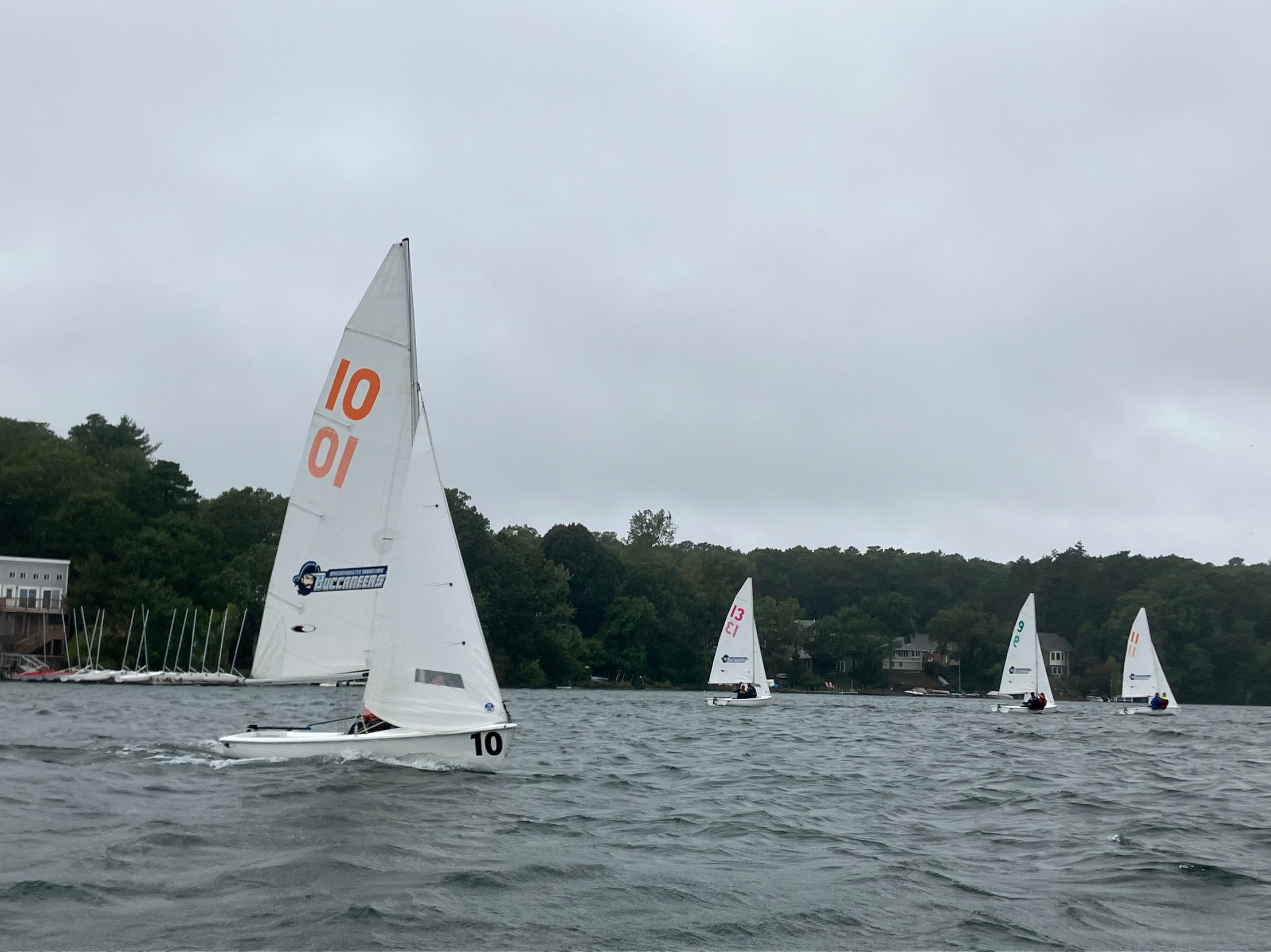Sailing Finishes Middle of the Pack in Southern 5 Sunday Regatta