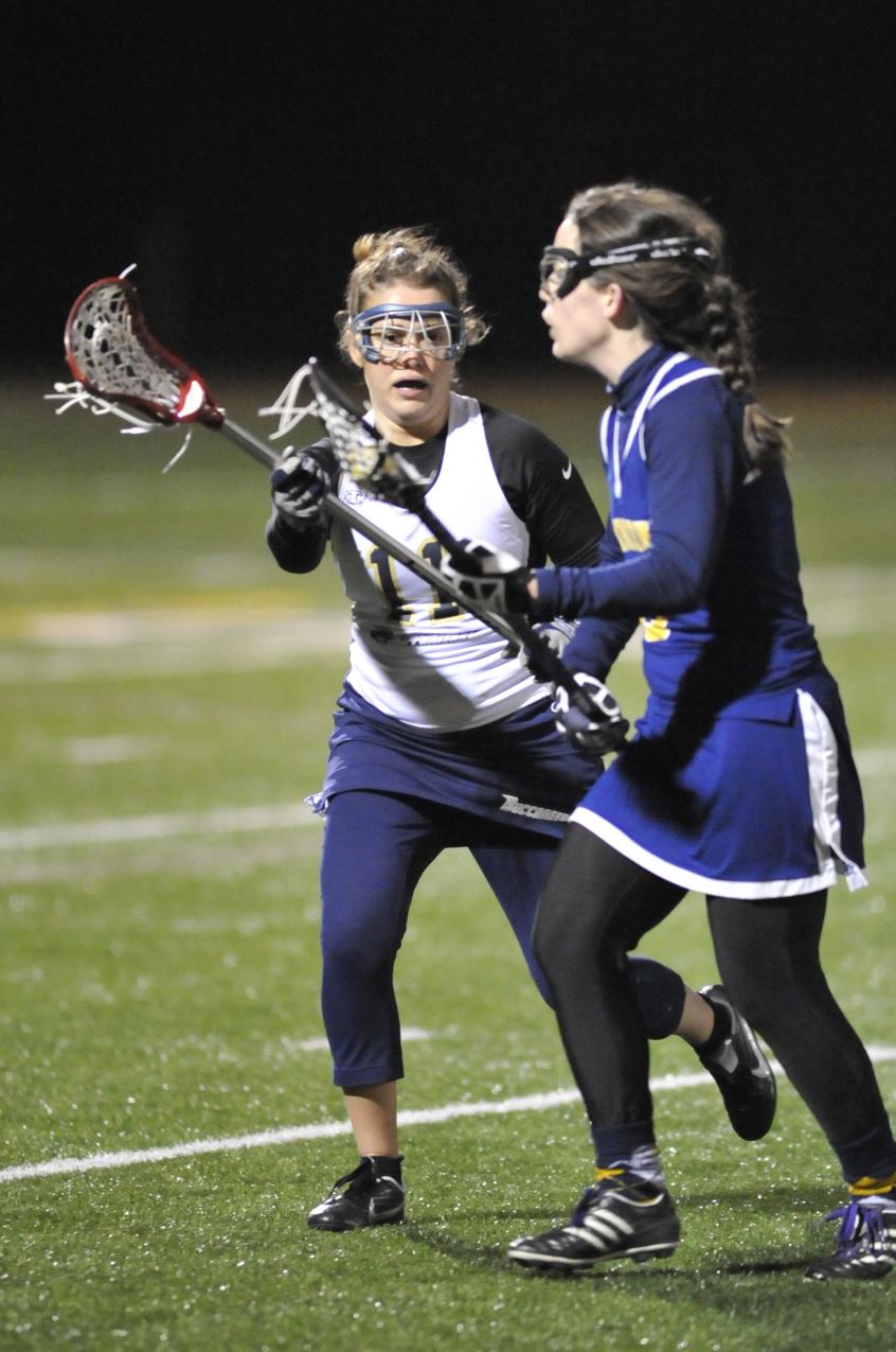 Courcy Nets Hat Trick, Langley Makes 14 Saves As Women's Lacrosse Drops 13-8 Non-League Decision To Nichols