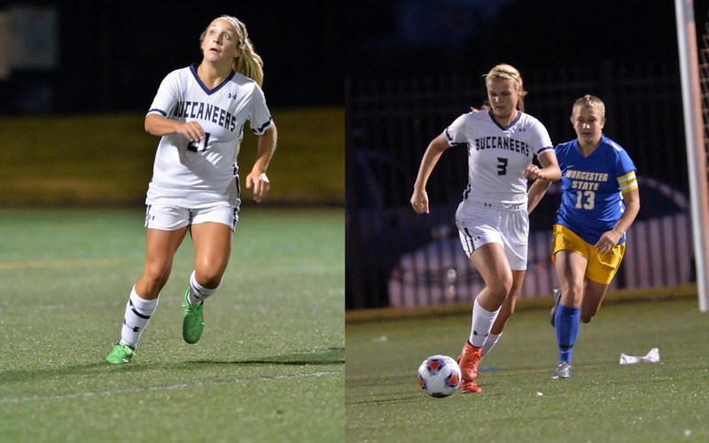 Moquin, Taylor Tabbed As 2017 Women's Soccer Co-Captains