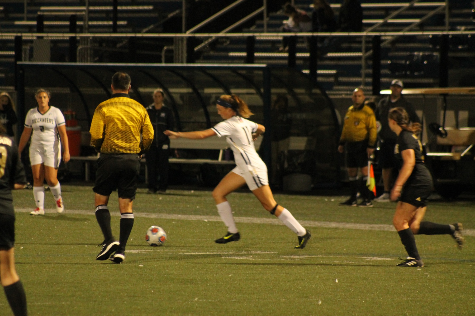 Hawks Soar over Buccaneers on Columbus Day