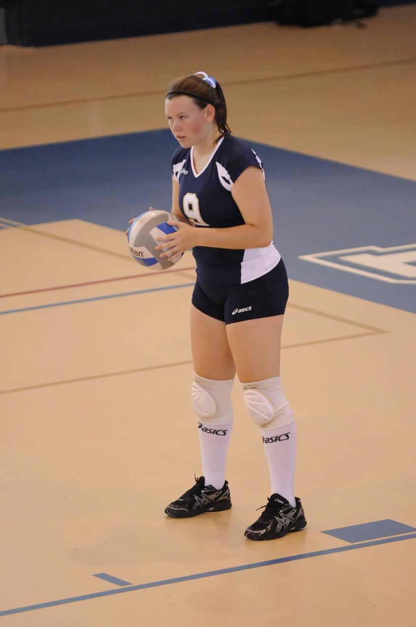 Burgess-Chrost Registers Four Kills, Garrity, Basile Combine For 28 Digs As Volleyball Drops 3-0 Non-League Decision At Pine Manor