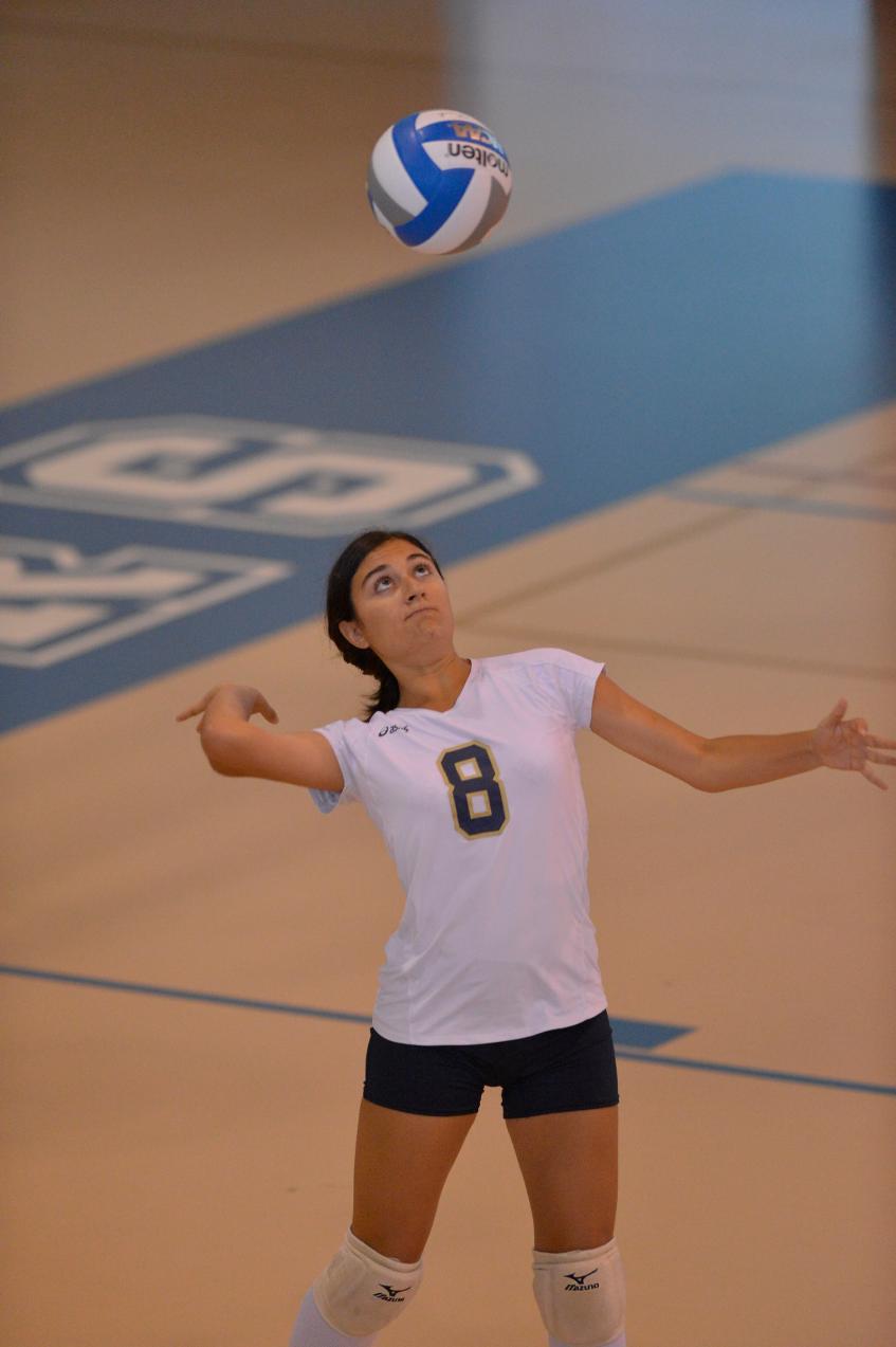 Calnan Records Pair Of Kills, Garrity Adds Seven Digs As Volleyball Drops 3-0 Non-League Decision At Albertus Magnus