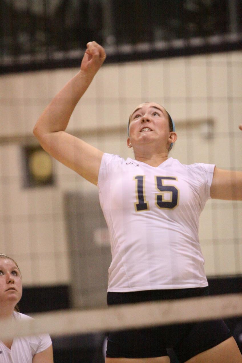 Burgess-Chrost Registers Four Kills As Volleyball Drops 3-0 Decision To Merchant Marine In Opening Round Of Third Annual Maritime Classic
